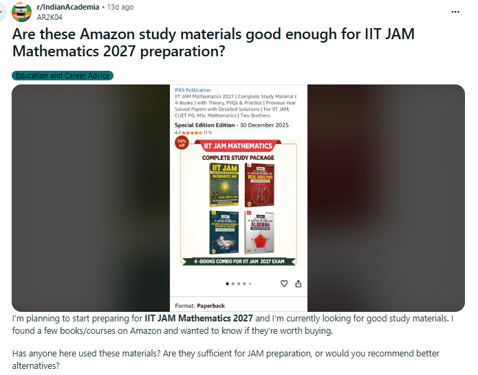 IIT JAM 2027 Preparation Tips