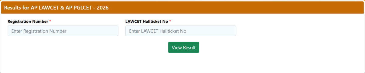AP LAWCET 2027 Result