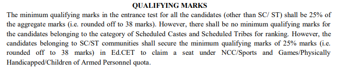 TS EDCET 2027: Cutoff/Qualifying Marks