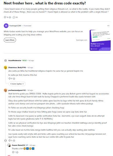 Reddit Discussion