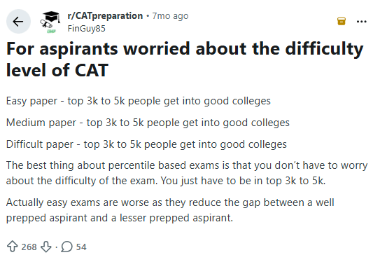 Tips for those who find CAT exam tough