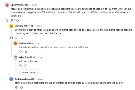 JEE Advanced Last 5 Years Marks vs Rank : Reddit Discussions
