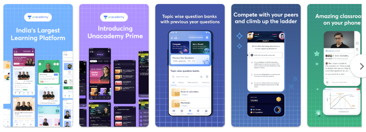 Unacademy Mock Test Practice App
