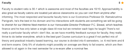 IMI Delhi Student Review