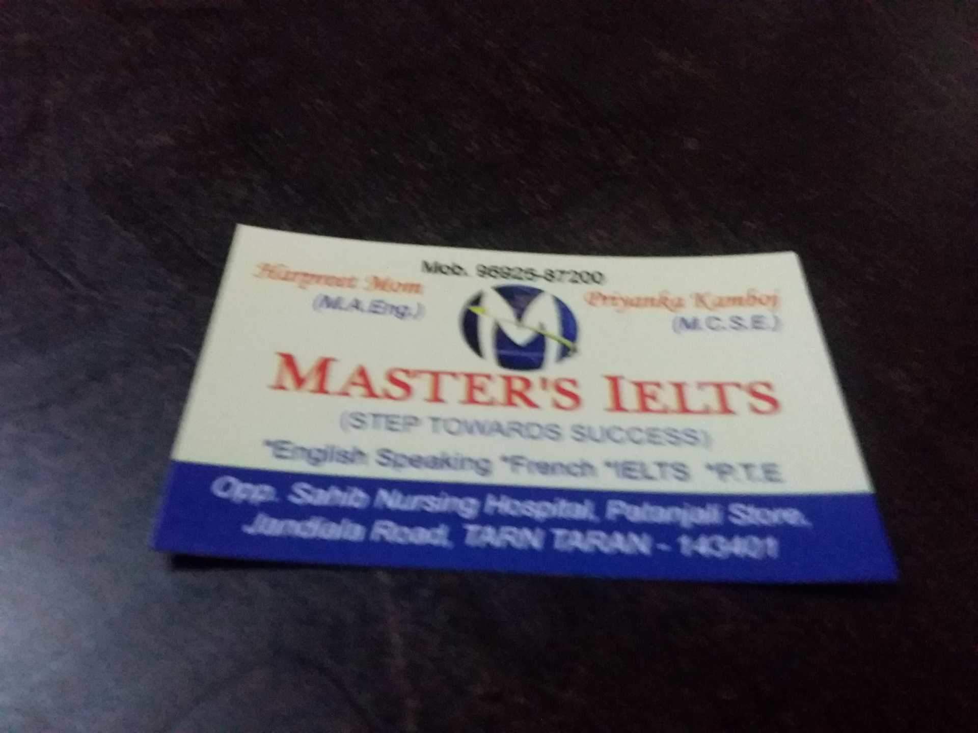 Masters IELTS training Master IELTS Training photo 1