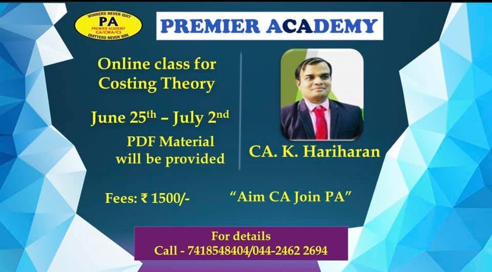 PA Premier Academy - CA Coaching Centre photo 5