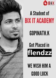 BIX IT ACADEMY - Data Science Training in Chennai Placement photo 2