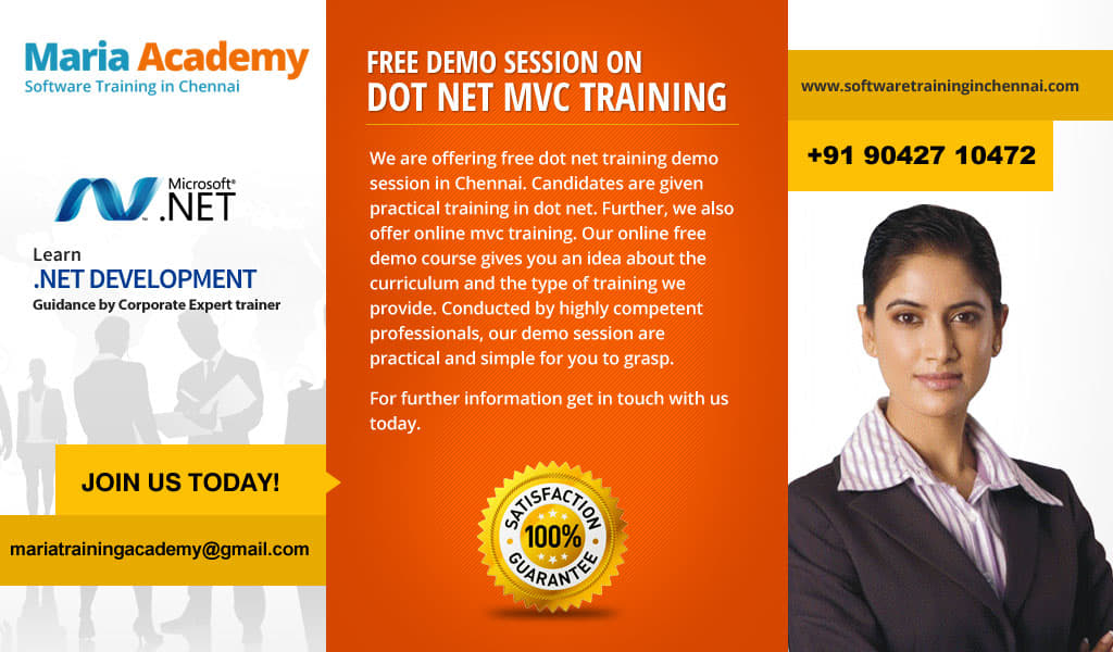 Maria Academy - Dot net training institute in chennai3 Timeline photo 4