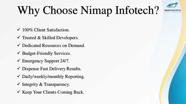 Nimap Infotech WHY TO CHOOSE NIMAP INFOTECH photo 1