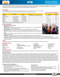 Regular Classroom Program: PTE Academic Exam Coaching