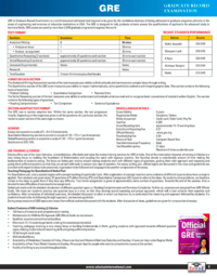 Regular Classroom Program: GRE Exam Coaching