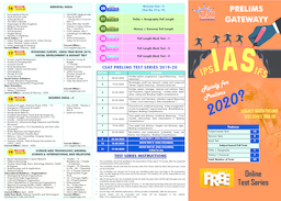 TNPSC (Prelims) 8 Months Integrated Coaching for GS (Gr 1,2,2A)- Regular