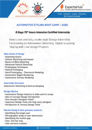 Regular Classroom Program: Automotive Styling Boot Camp
