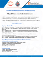 Regular Classroom Program: Civil Engineering Industrial Internship