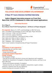 Regular Classroom Program: Fullstack Developer Internship