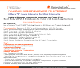 Regular Classroom Program: Fullstack Developer Internship