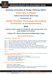 Regular Classroom Program: Business Innovation & Design Thinking