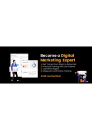 Online Learning Program: Certification course for Digital Marketing