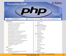Regular Classroom Course: PHP Programming Sessions (4 months)