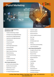 Regular Classroom Course: Digital Marketing Programming Sessions (4 months)