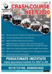Crash Course: NEET/AIIMS
