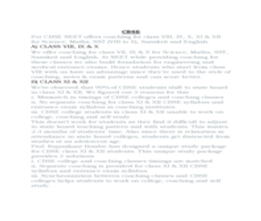 Regular Classroom Program: State Board - Regular Classroom