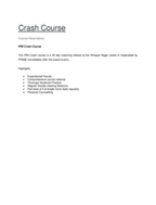 Crash Course: IPM- Crash course