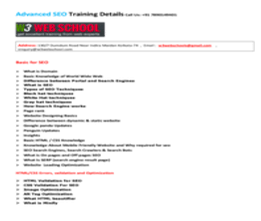 Online Learning Program: SEO COURSE