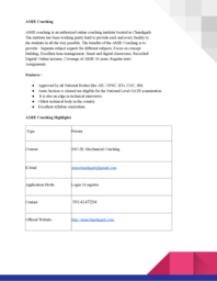 Online Learning Program: Electronics Coaching