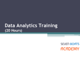 Weekday Program: Data Analytics Training
