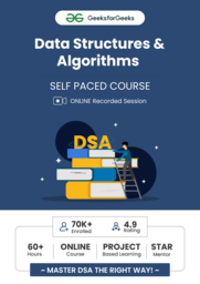 Data Structure and Algorithm Self Paced Course