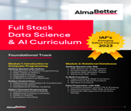 Certification in Full Stack Data Science and AI