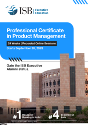Professional Certificate in Product Management by Indian School of Business