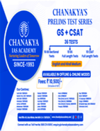 Chanakyas Pre Test-Series