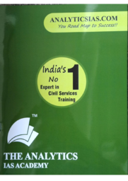 Analytics IAS Academy Courses Overview