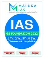 Maluka IAS Courses Overview