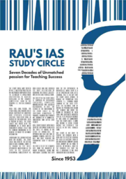 Rau'S IAS Study Circle Brochure