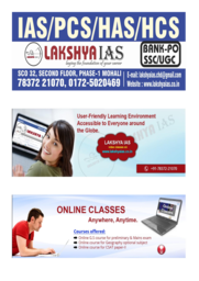 Lakshya IAS Academy Brochure