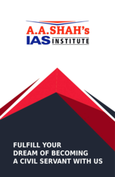 A. A. Shah’s IAS Institute Brochure