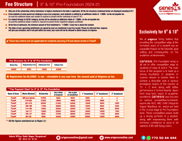 Origence Educare Varanasi Fee Structure