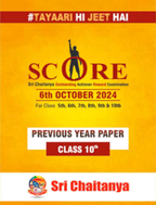 Sri chaitanya class 10th scholarship test sample paper