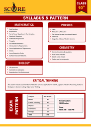 Sri chaitanya class 10th scholarship test Syllabus