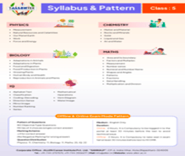 Allen Tallentex Class V Syllabus