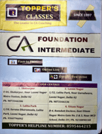 Toppers Classes Laxmi Nagar Brochure