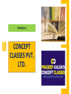 Pradeep Kalra's Concept Classes Brochure