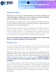 Data Science Program