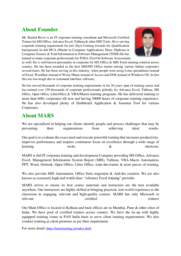 Company Profile MARS TRAINING & SOLUTION
