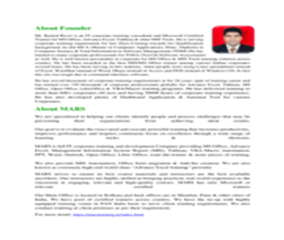 Company Profile MARS TRAINING & SOLUTION