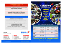 Main Admission Document