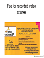 Namaste German Language Classes Brochure